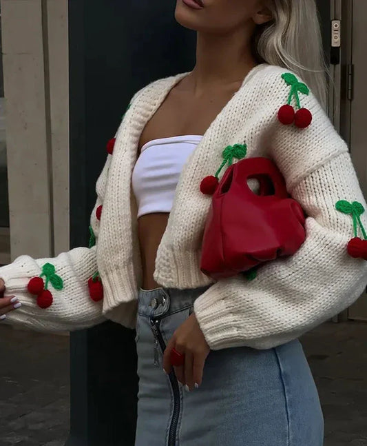 Kiara - Cherry Cardigan